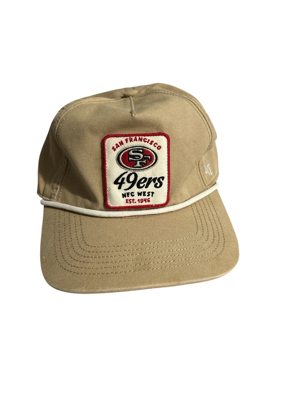 San Francisco 49ers Khaki Rope Bill Cap